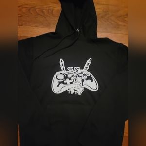 Skeleton Hand Gamer Hoodies